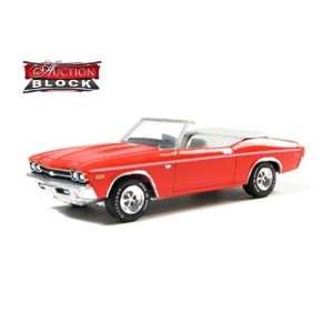  1969 Chevy Chevelle SS Convertible 1/64 Red Toys & Games