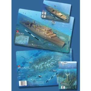  3D Dive Site Card Randys Gazebo / Little Cayman