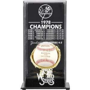   York Yankees 1978 World Series Champs Display Case