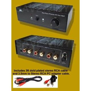 Turntable / Phono Preamp Preamplifier Pre Amplifirer W Aux Input and 