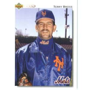  1992 Upper Deck # 531 Terry Bross New York Mets Baseball 