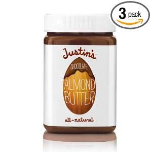 Justins Nut Butter Natural Chocolate Almond Butter, 16 Ounce plastic 