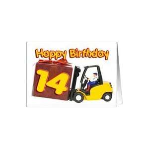  Forklift card for a 14 year old Card Toys & Games