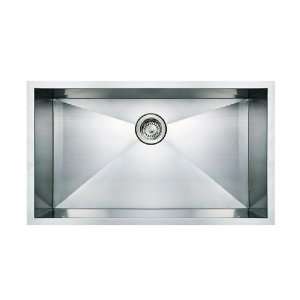    BSS Noahs Collection 32 Inch Commercial Single Bowl Undermount Sink