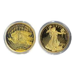  Saint gaudens Double Eagle Gold Clad Bullion Round/Coin 