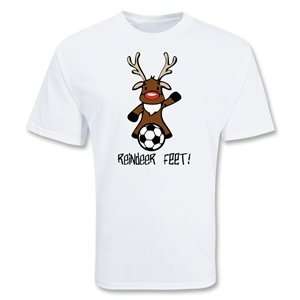 365 Inc Reindeer Feet Soccer T Shirt