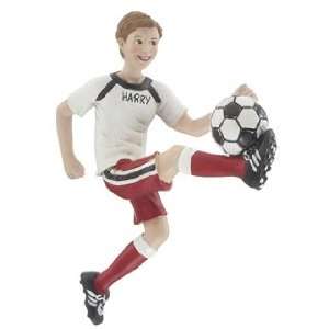  Personalized Soccer Boy Christmas Ornament