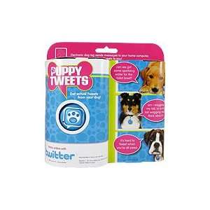  Puppy Tweets Tag Blue   Get Actual Tweets From Your Dog, 1 