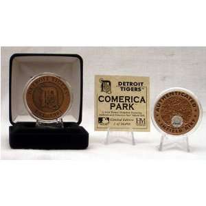   Comerica Park Authenticated Infield Dirt Coin