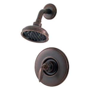   Only, Avalon Lever Handle, Round Flange, Decorative Shower Head, Rusti