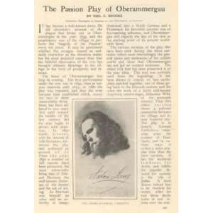  1910 Passion Play at Oberammergau Bavaria 