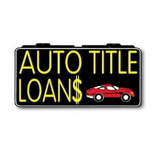  LED Neon Auto Title Loans Sign