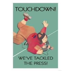  Touchdown Giclee Poster Print, 24x32