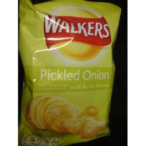 Walkers Pickled Onion Flavor Crisps 34.5g/1.22oz  
