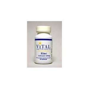   Nutrients   Zinc Citrate   90 caps / 30 mg