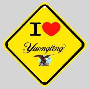  I Love Yuengling Beer Logo Car Window Sign Everything 