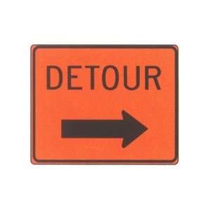  Detour Right Arrow Sign 