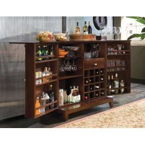  American Drew Tribecca Flip Top Bar Wine Cabinet
