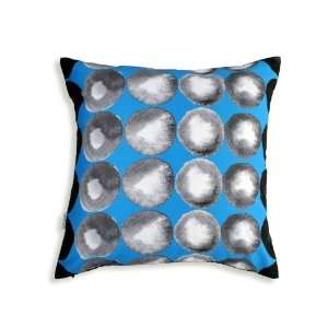  Flowie Pillow   18x18 Circle in Blue