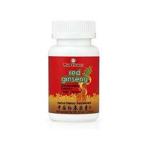   Red Ginseng Capsules (Hong Ren Shen) 3045 plumflower 