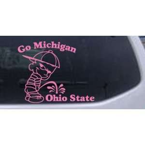  Go Michigan Pee On Ohio State Car Window Wall Laptop Decal 