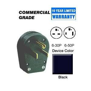  6 30P/6 50P Angle Plug Commercial   Black