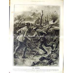  1917 WAR RUNNER YPRES SOLDIERS HOWITZER FLANDERS BATTLE 