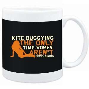  Mug Black  Kite Buggying  THE ONLY TIME WOMEN ARENÂ´T 