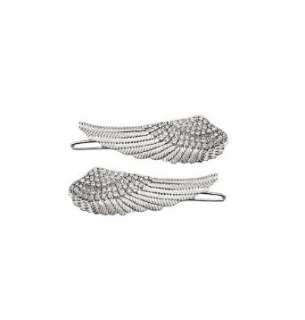  Bling Heart Wing Barrette 2 Pack Clothing