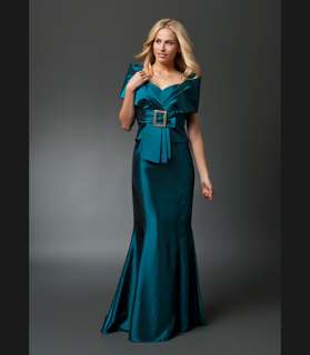 Daymor 1033 Teal Mother of the Bride Dress Formal Gown Size 4 to 20 