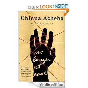 No Longer at Ease Chinua Achebe  Kindle Store