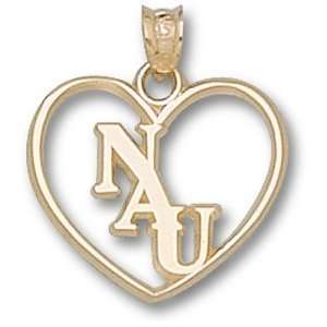  Northern Arizona University NAU Heart Pendant (14kt 