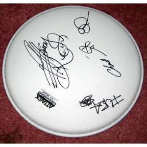  RED HOT CHILI PEPPERS signed AUTOGRAPHED Drumhead 