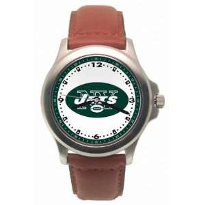  New York Jets Mens NFL Rookie Watch (Leather Band 