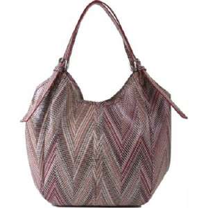 NWT $278 LODIS Belize Persimmon Logan Suede Leather Tote Hobo Handbag 