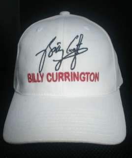 BILLY CURRINGTON CAP / HAT WITH STITCHED AUTOGRAPH  