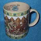 1998 Boyds Bear Sunshine Tea Picnic Party Coffee Mug