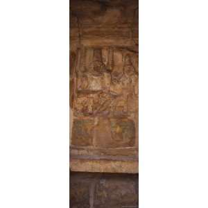  Sculpture Carved on the Wall of KailasanathKanchipuram, Tamil 