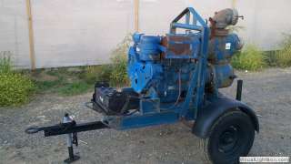 Gorman Rupp towable water pump 6in trash irrigation booster transfer 