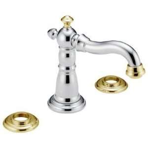  DELTA 3555 CBLHP VICTORIAN CHROME/BRASS FAUCET