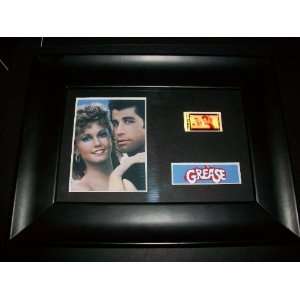 GREASE Framed Film Cell Display Collectible Movie Memorabilia poster 