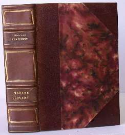 GUSTAVE FLAUBERT Madame Bovary LEATHER FRENCH EDITION  