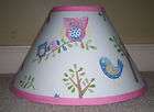 Hayley Owl Lamp shade made with Pottery Barn Kids Bird 