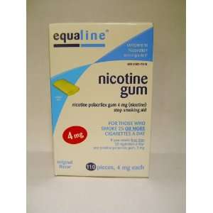  Nicotine Gum, 4mg., original flavor, 110 pieces Health 