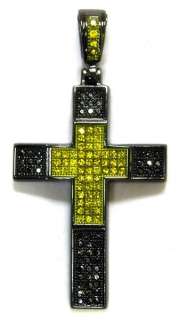 ICED OUT Hip Hop Pendant Charm *CROSS*(6001YH)w/necklace chain 30 3mm 