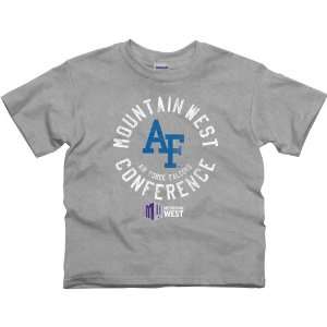  Air Force Falcons Youth Conference Stamp T Shirt   Ash 