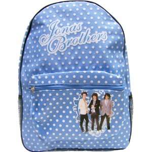  Jonas Brothers Light Blue Polka Dots Backpack Bag Toys 