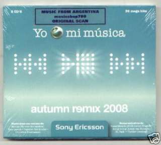 YO AMO MI MUSICA, AUTUMN REMIX 2008. FACTORY SEALED 2 CD SET. In 