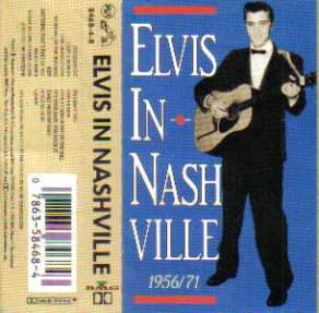 Elvis Presley In Nashville 1956/71 1988 Cassette OOP  