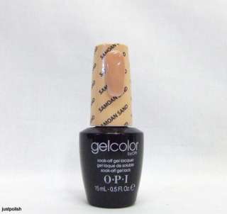 OPI GelColor Soak off Nail Polish Gel Color Samoan Sand 619828084163 